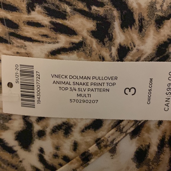 Chico’s V neck Pullover - Picture 4 of 8